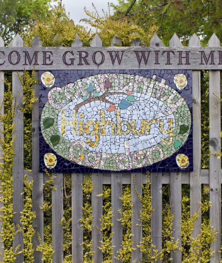 Mosaic at Highbury Community Garden