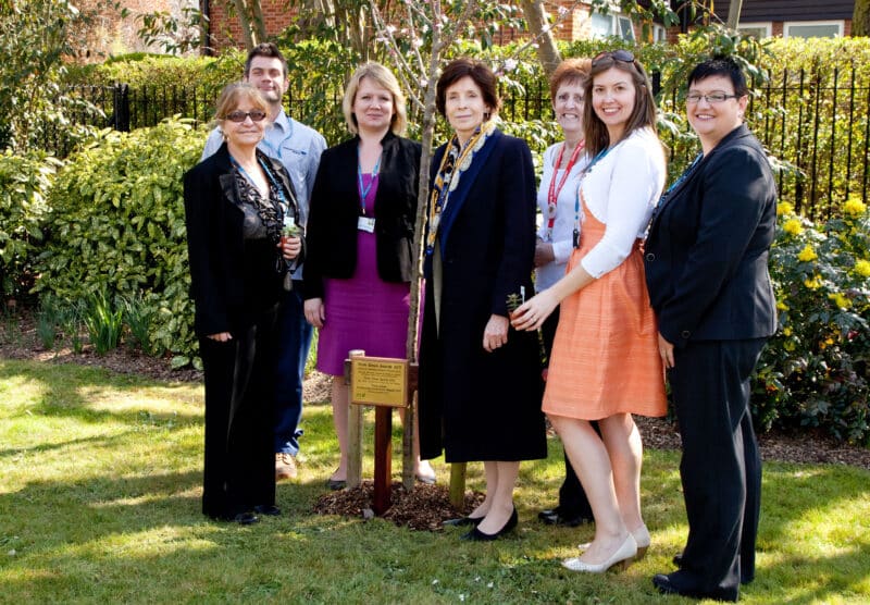 Tree planting day at Addenbrooke's Hospital