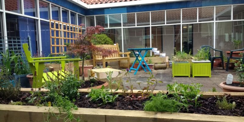 Bristol precinct - Gynaecology patient access garden