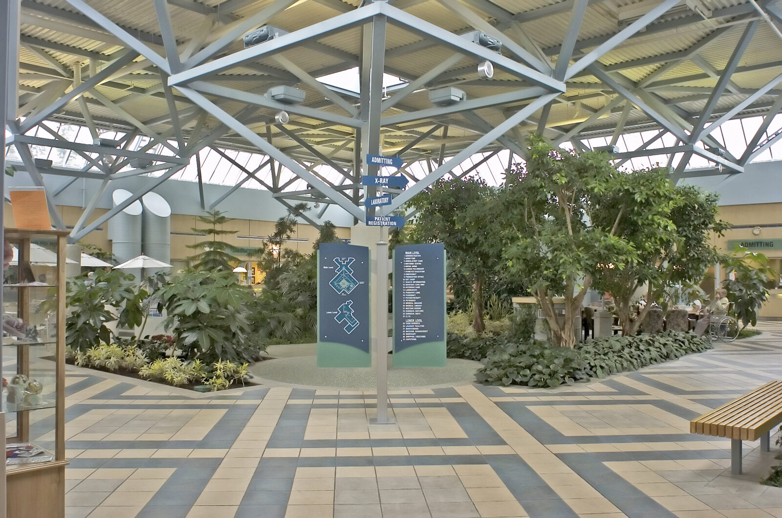 Indoor Garden at the West Coast General Hospital in Vancouver, Canada