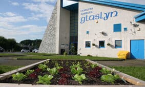 Glaslyn Leisure Centre vegetable bed