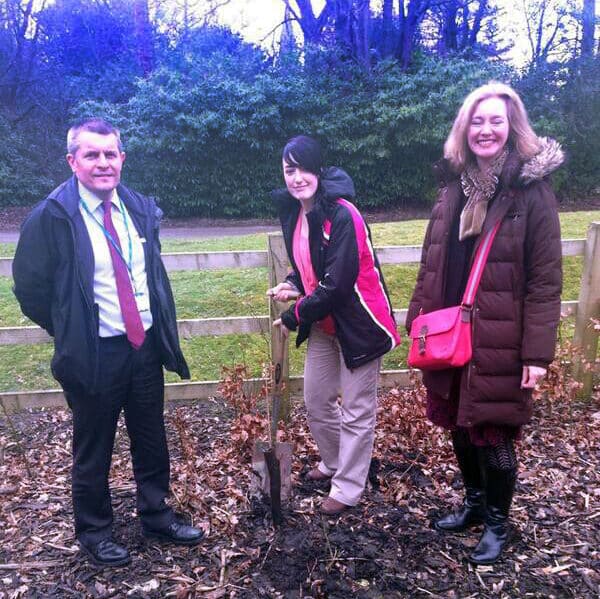 Tree planting at Guild Lodge for Sustainability Day 2014
