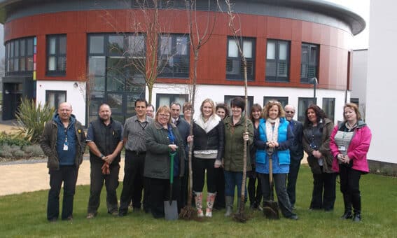 Redwoods Centre tree planting event