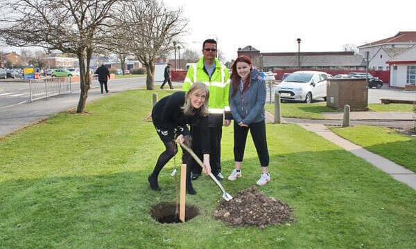 Warwick Hospital tree planting