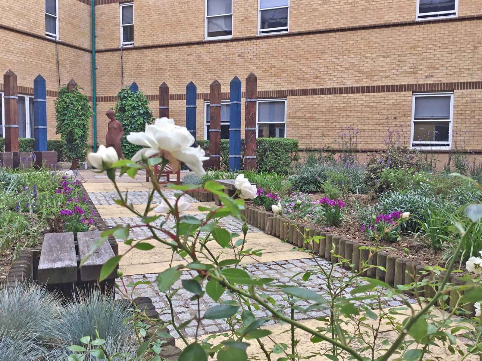 Broomfield Hospital ward courtyard garden