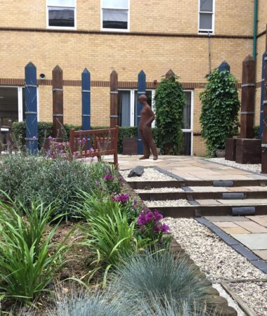 Broomfield Hospital ward courtyard garden