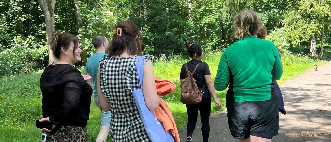 People walking in Guisborough Forest. Photo: CSH, 2025
