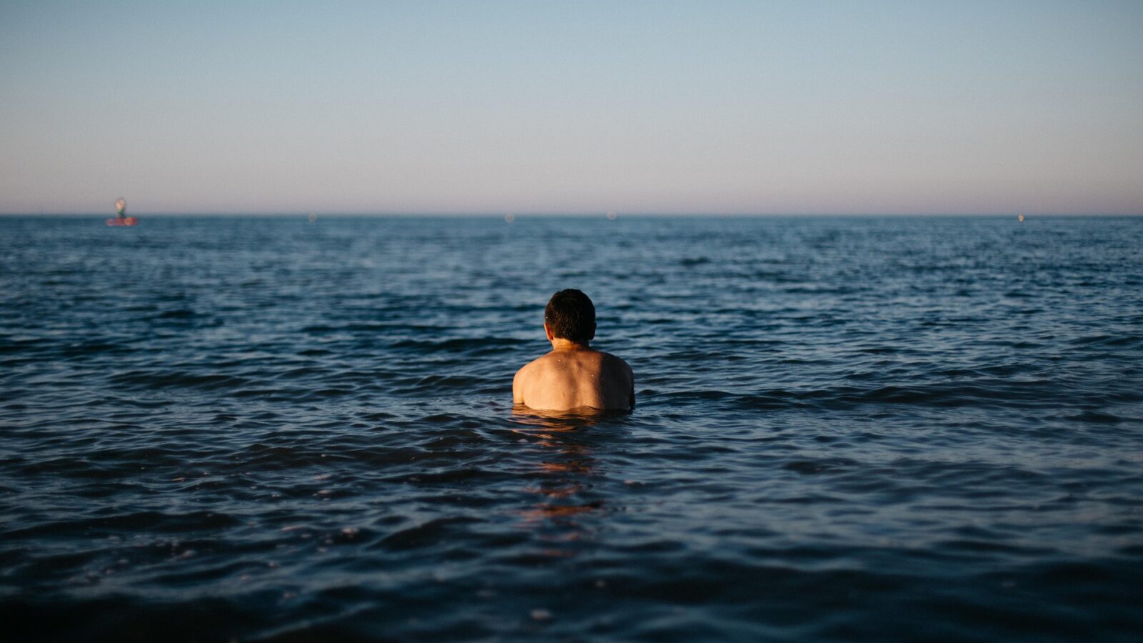 Person in open water. Image by Pexels from Pixabay