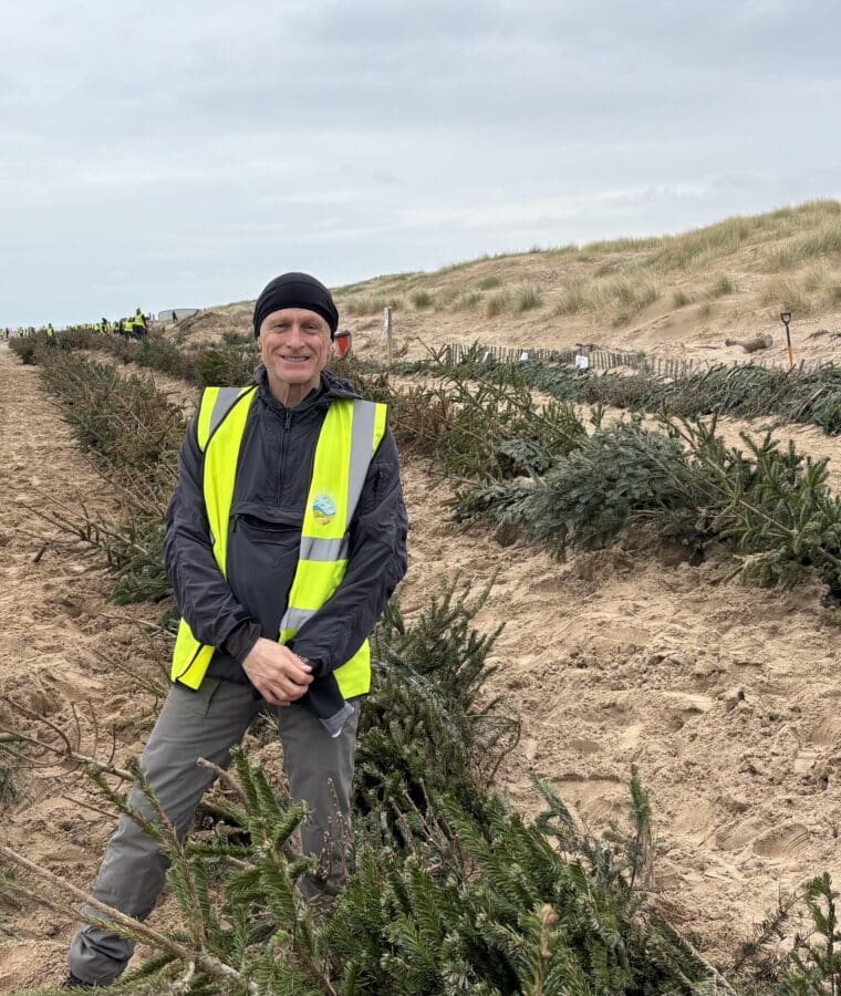 Nick White - Christmas Trees from Liverpool help restore Lancashire’s coastal dunes